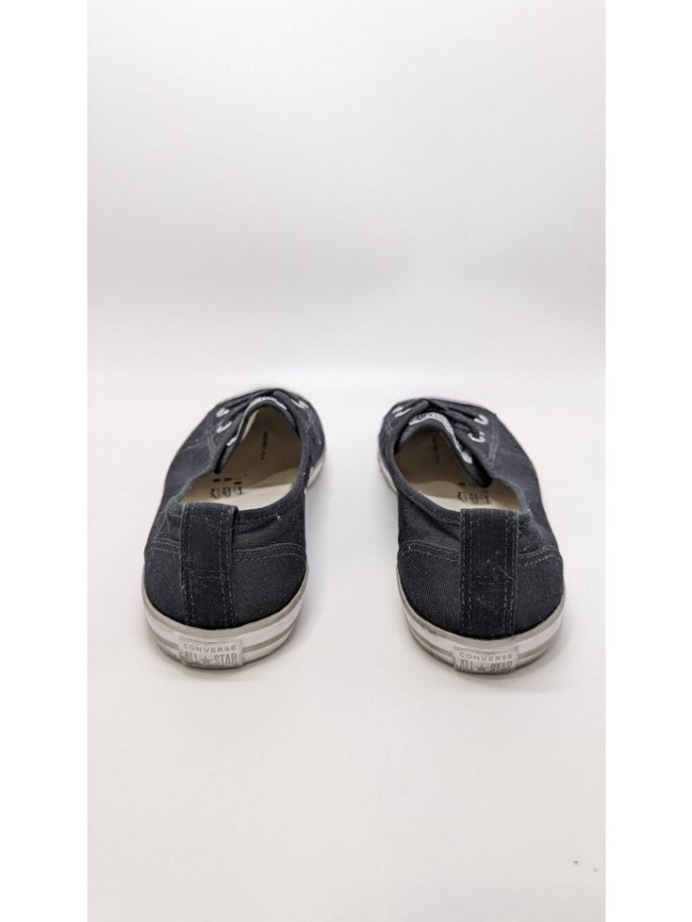 Converse All-Star Black Striped Ballet Lace Sneakers - Picture 3 of 8